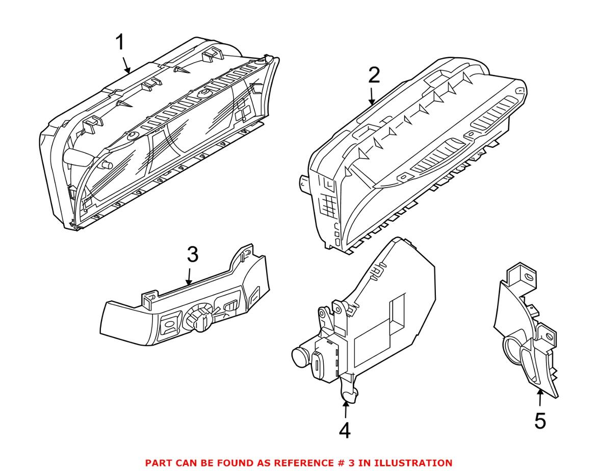 BMW Headlight Switch 61316918848